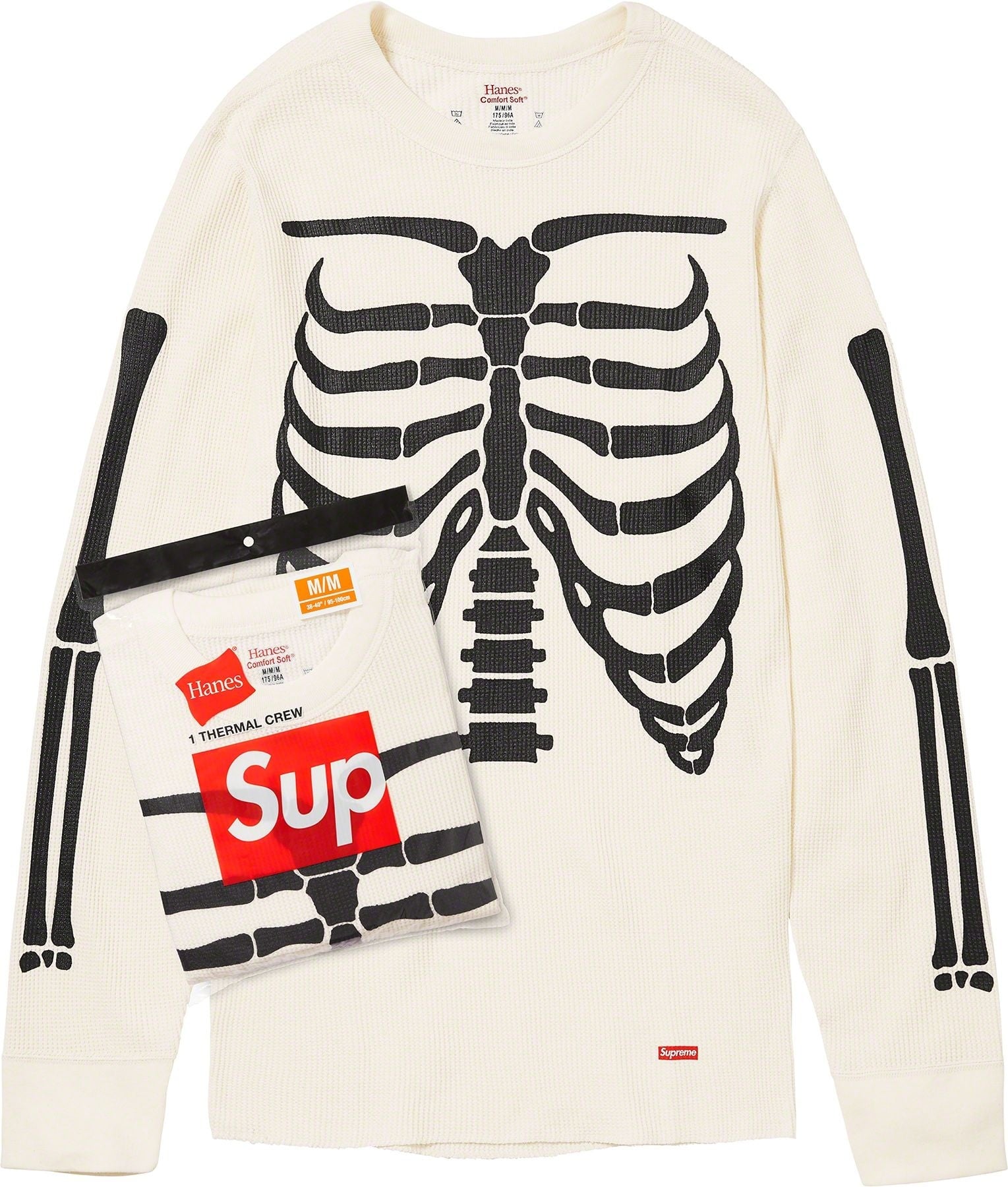 Supreme®/Hanes® Bones Thermal Crew (1 Pack) view 2